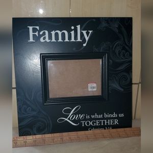Black Family Picture Frame